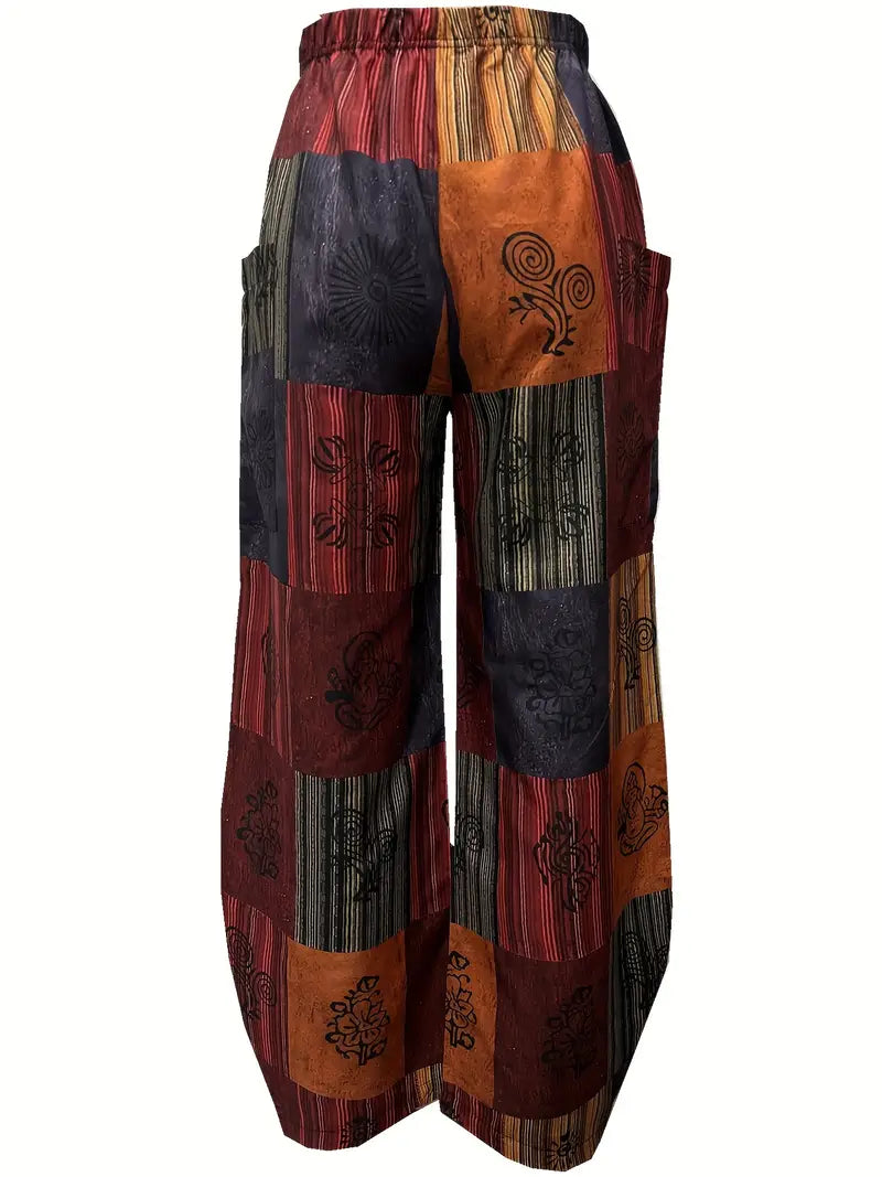 Bohemian Wide Style Pants - Women