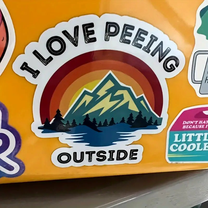 I Love Peeing Outside - Sticker