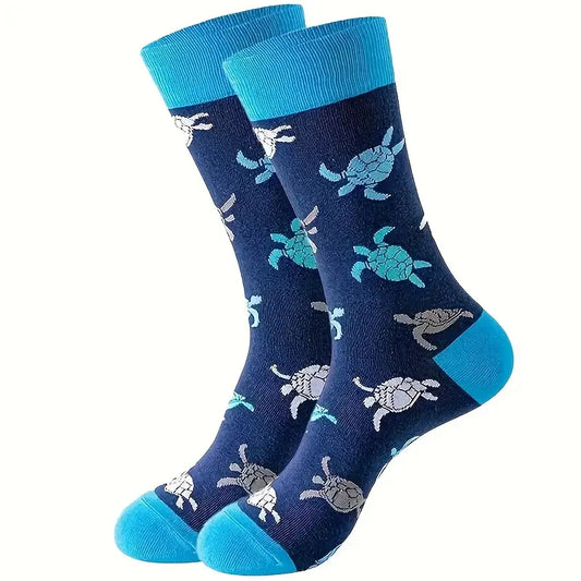 Turtle Men's Cotton Casual socks