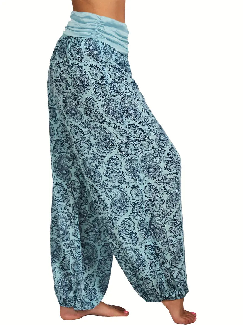 Floral Paisley Harem Pants