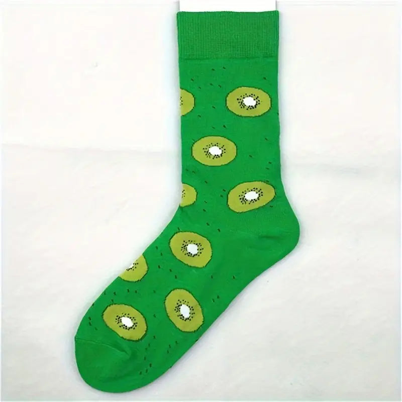 Kiwi Fruit Cotton socks