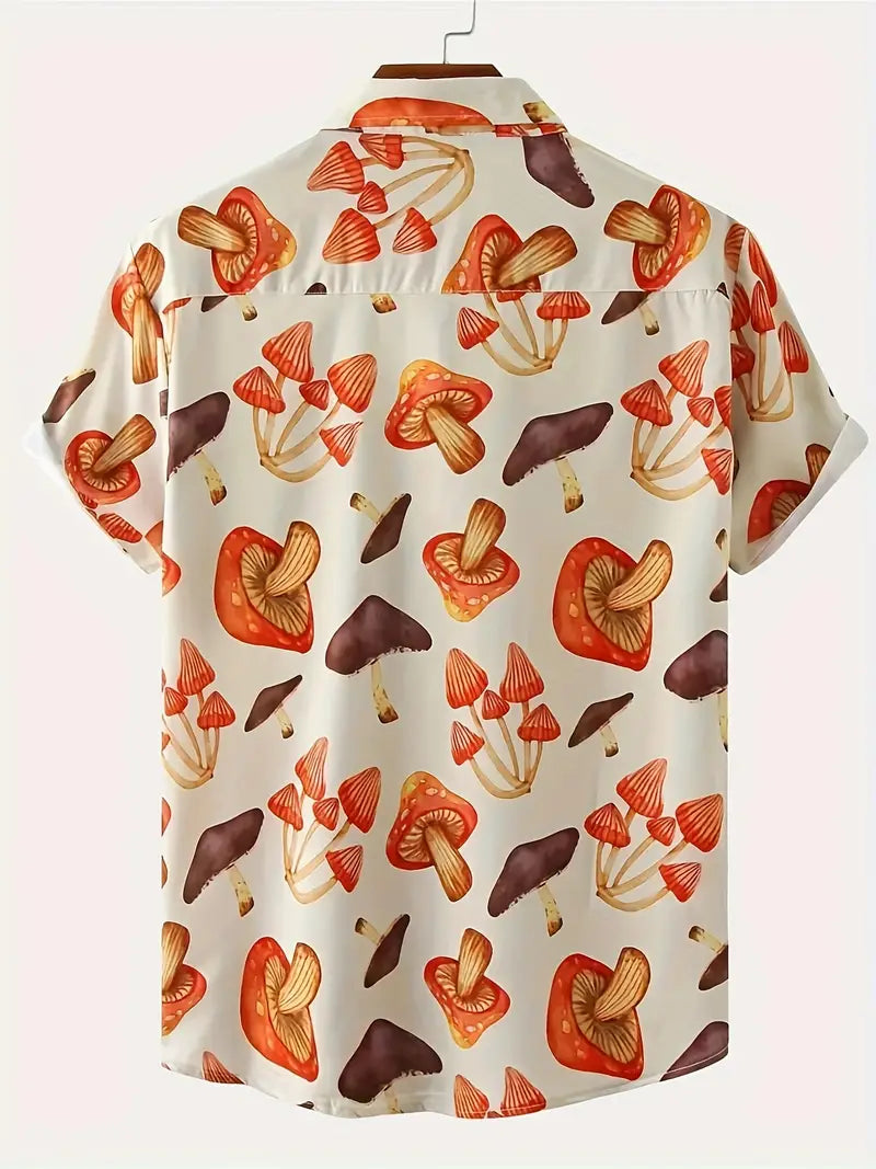 Men's Mushroom Vibrant Shirt