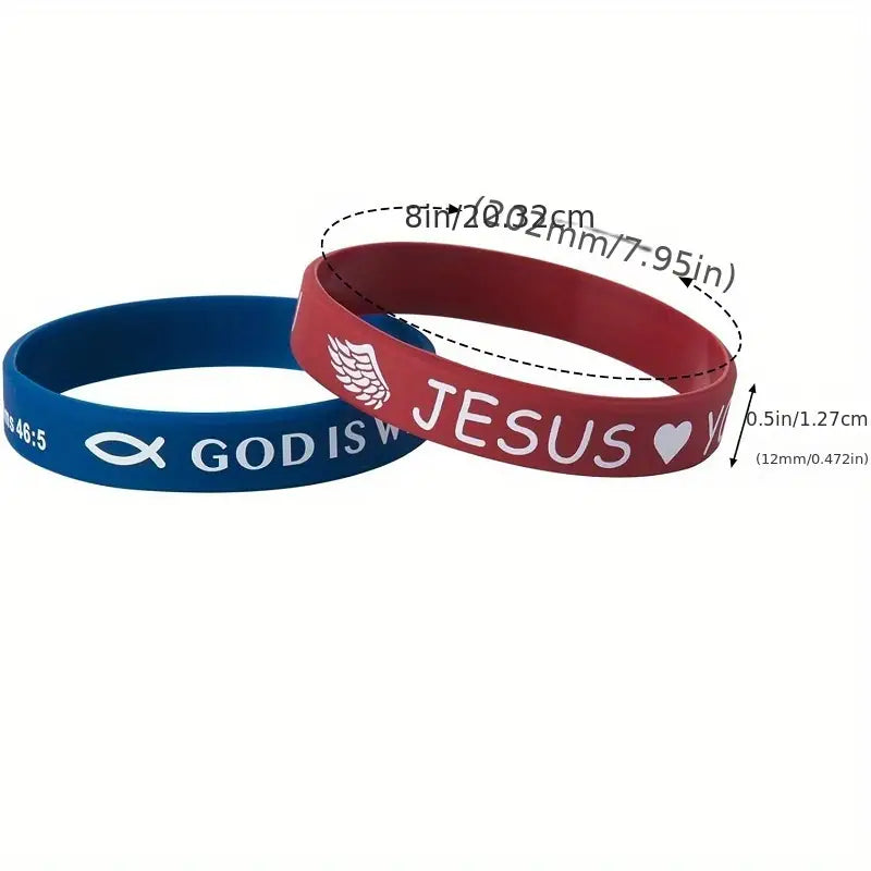 Silicon wrist band - Faith (Random allocation as all profits to those in need)