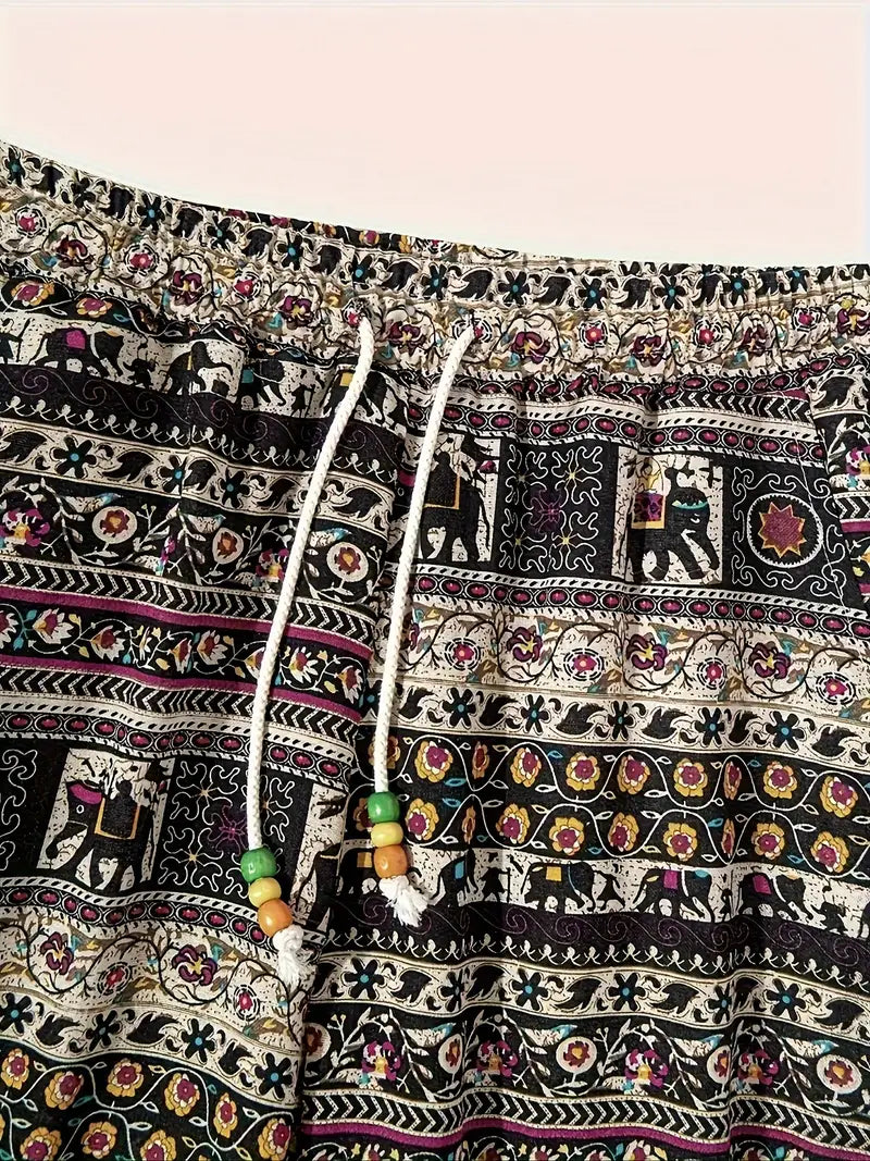 Elephant style Hippie Casual Short