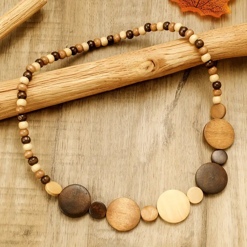 Wooden handmade Necklace