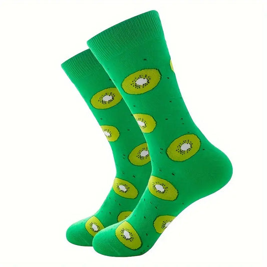 Kiwi Fruit Cotton socks