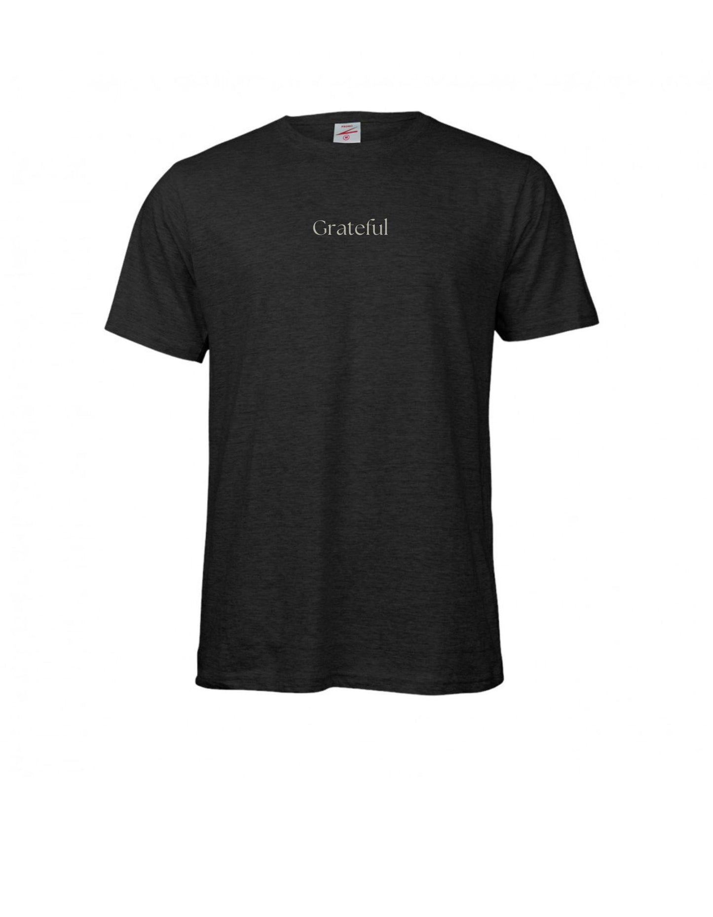 Grateful T-Shirt Dark Charcoal Unisex