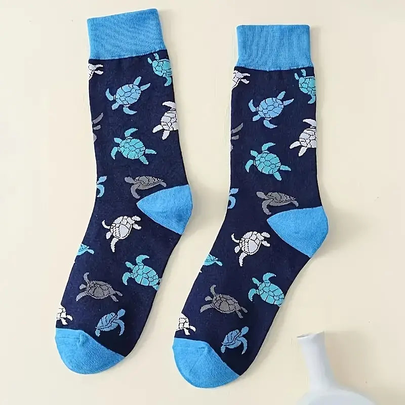 Turtle Men's Cotton Casual socks