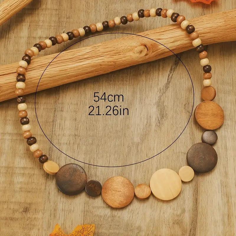 Wooden handmade Necklace