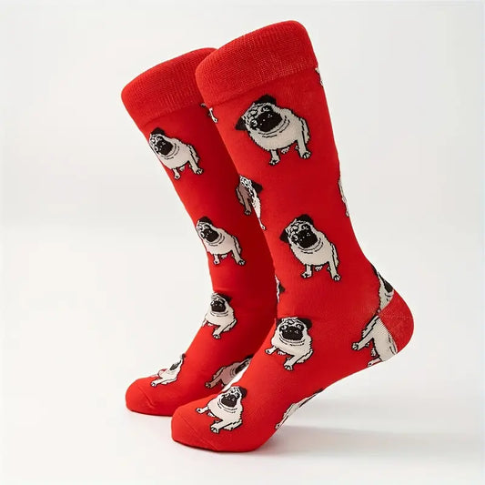 Pug Casual cotton socks