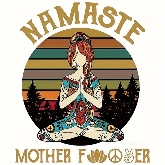 Namaste DIY Iron-On Decal Stickers